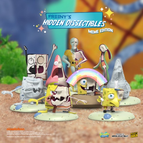 Freeny's Hidden Dissectibles - Spongebob Squarepants Meme Edition - Mighty Jaxx Vinyl Figures  Blind Box [In Stock]