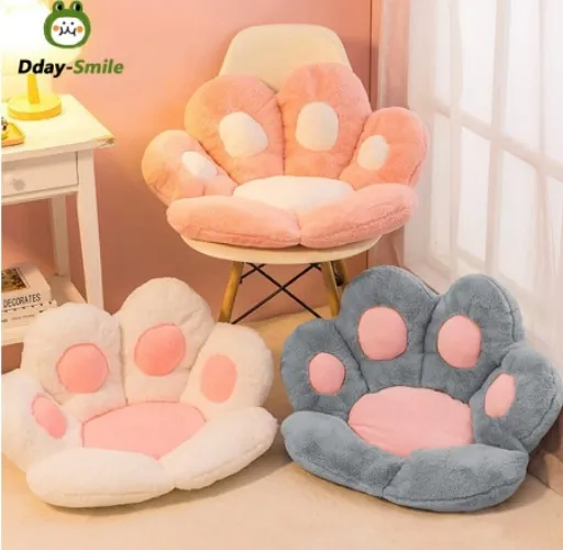 Animal Cute Cat Paw Plush Pillow Cushion Chair