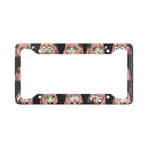 Anime, Custom Made, Cute, License Plate Frame