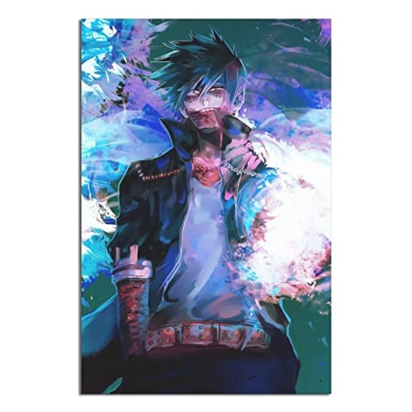 Anime My Hero Academi Dabi Poster Picture Canvas Wall Art Print Modern Home Room Anime Art Decor 12x18inchs(30x45cm) - Dabi - 12x18inch-Unframed