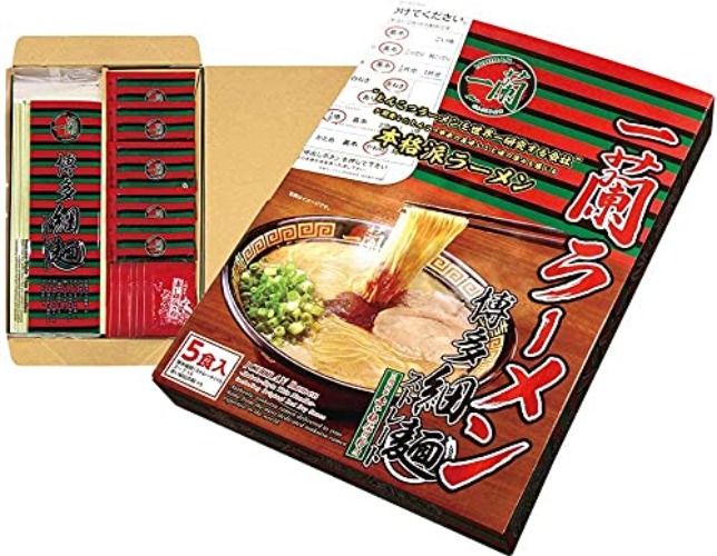 Japanese populer Ramen "ICHIRAN" instant noodles tonkotsu 5 meals(Japan Import) - 1.42 Pound (Pack of 1)