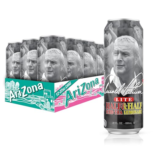 AriZona Arnold Palmer Half and Half - Big Can, 22 Fl Oz (Pack of 12) - Arnold Palmer - 22 Fl Oz (Pack of 12)