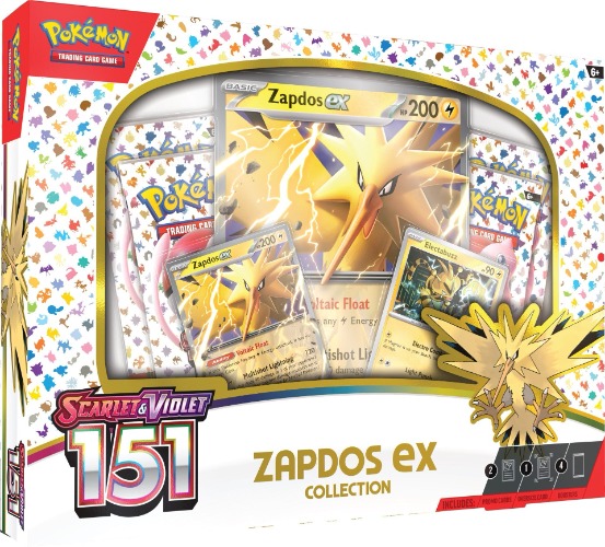 Scarlet & Violet: 151 - Zapdos ex Box - New