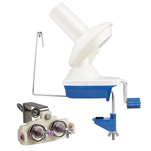 Adhafera Yarn Winder with Yarn Guide, Yarn Ball Winder for Crocheting, The Helper for Yarn Collection Lovers - Yarn Winder With Yarn Guide