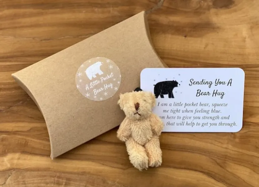 A Little Pocket Bear Hug  Ready to Give Bear Hugs to Whoever | Etsy