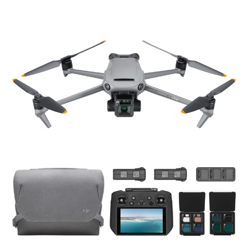 DJI Mavic 3 Cine Premium Combo - Drone avec caméra Hasselblad CMOS 4/3, vidéo 5,1K, détection d'obstacles multi-directions, temps de vol 46 min, Apple ProRes 422 HQ, Certificat C1