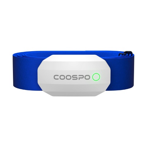 Coospo Heart Rate Monitor Bluetooth ANT+ Chest Strap Heart Rate Monitor HR Sensor with Chest Strap IP67 Waterproof Compatible with CoospoRide Peloton Zwift DDP Yoga Bike Computers Sports Watches …