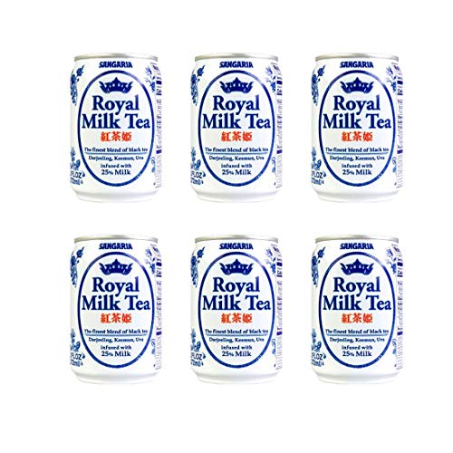Japanese Sangaria Rich and Creamy Royal Milk Tea Can 9.2 fl oz (6 Pack)