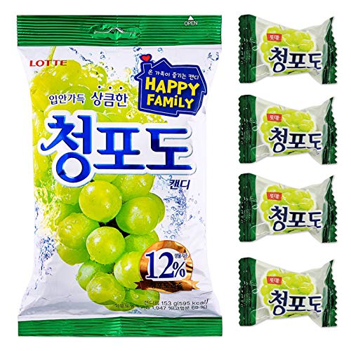 LENITH K-Food Korean Favorite Flavor Plum Candy/Grape Candy/Hard Candy 153g (Grape Candy) - Grape Candy