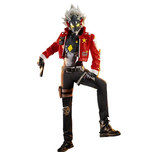【Size S-3XL】Dokidoki-R Game Zenless Zone Zero Cosplay Billy the Kid Costume / Mask | Costume Only-3XL-Order Processing Time Refer to Description Page