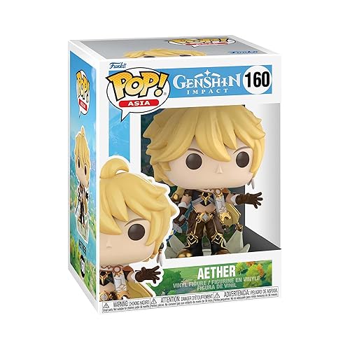 Funko POP Games: Genshin Impact - Aether, Mehrfarben, One Size, 68380
