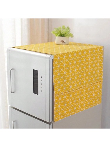  Funda antipolvo amarilla para refrigerador
