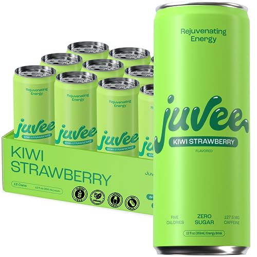Juvee Rejuvenating Energy Drink - Kiwi Strawberry - 12 fl oz (Pack of 12)