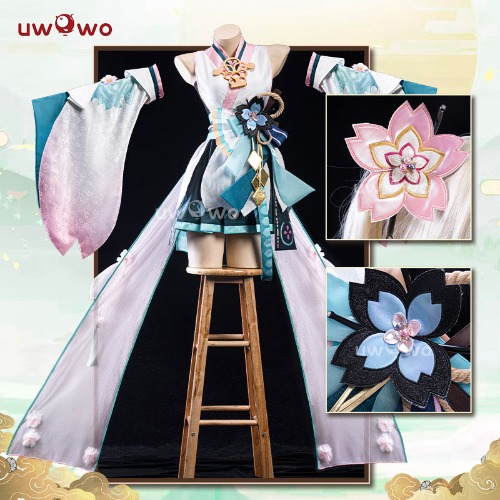 Cosplay Miku Onmyoji Collab Kimono Style Dress