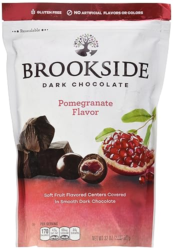 Brookside Dark Chocolate, Pomegranate, 32-Ounce