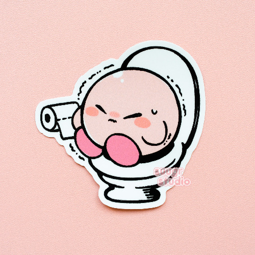 Pooping Poyo Sticker