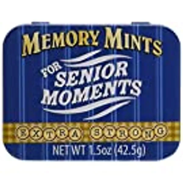 Memory Mints for Senior Moments Fun Gag Tin by Boston America