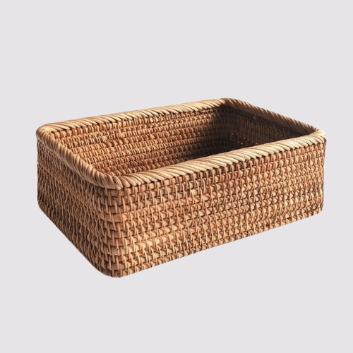 Wicker Storage Baskets - Medium (13" x 9" x 4.5")