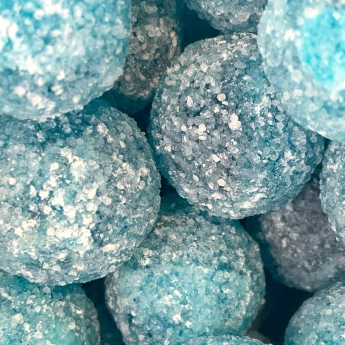 Mega Sour Raspberry Bombs 250 gram bag (1/4 kilo) - 8.81 Ounce (Pack of 1)