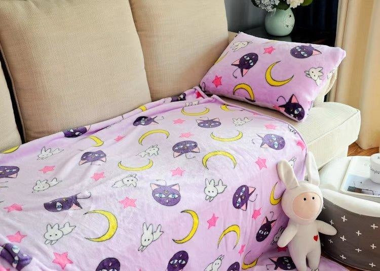 Magic Moon Fuzzy Blanket - Blanket 200x150cm
