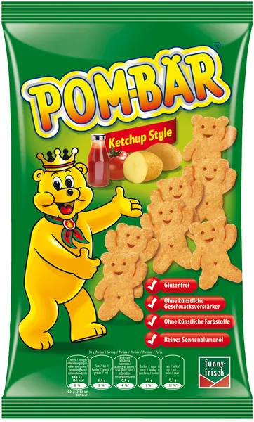 Pom-Bär Pom-Bär Ketchup, 4er Pack (4 x 75 g) - 