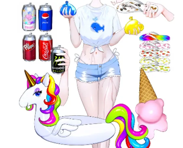 Summer Vtube Asset Pack