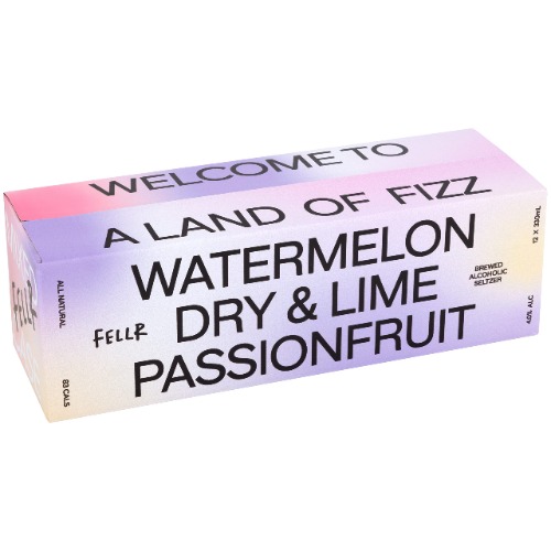 Fellr Mixed Brewed Alcoholic Seltzer 330 ml Can 12-Piece Pack