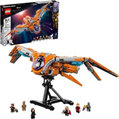 LEGO Marvel The Guardians’ Ship 76193 Large Building Toy, Avengers Spaceship Model with Thor & Star-Lord Minifigures, Gifts for Teenagers, Boys and Girls - Frustration-Free Packaging