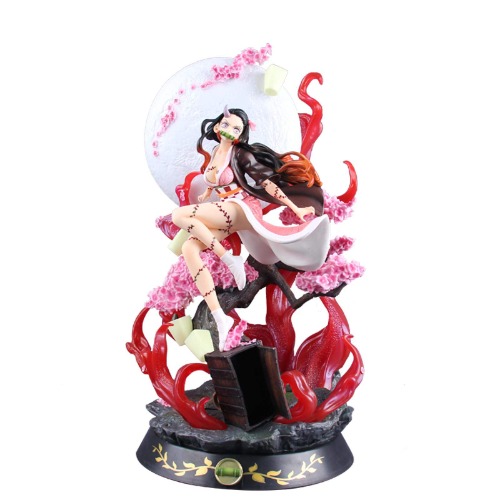 Ysbwp Anime Figure Demon Slayer Gk Demon Transformation Kamado Nezuko Kochou Shinobu Action Figure Model Statue Collection Toy,One size - 