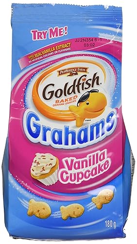 Goldfish Crackers à la vanille pour cupcakes Grahams, 180 g