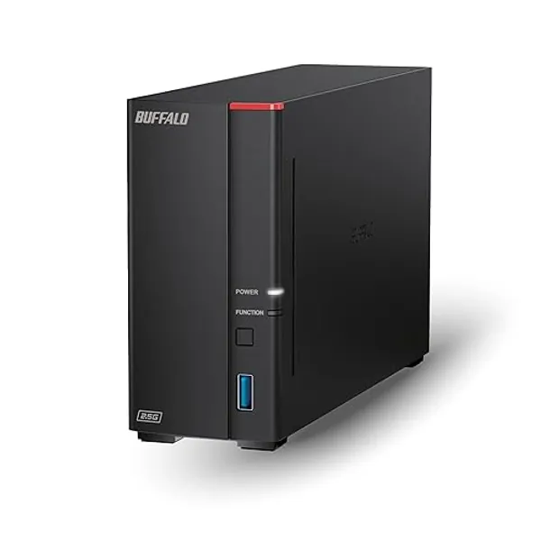 BUFFALO LinkStation 710 8TB 1-Bay NAS Network Attached Storage with HDD Hard Drives Included NAS Storage That Works as Home Cloud or Network Storage Device for Home - LinkStation 710 – 1 Drive Bay – 2.5GbE - 8 TB