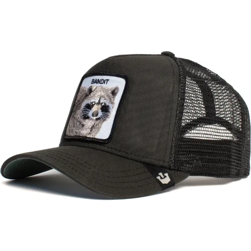 Caphunters - Goorin Bros. Raccoon Bandit Black Trucker Hat: Caphunters.co.uk