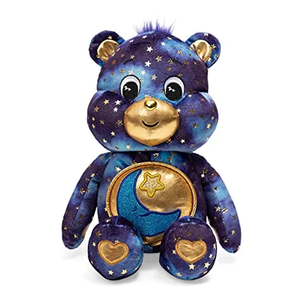 Care Bears | Bedtime Bear Collectors Edition 35cm Medium Plush | Collectable Cute Plush Toy, Cuddly Toys for Children, Cute Teddies Suitable for Girls and Boys Ages 4+ | Basic Fun 22665