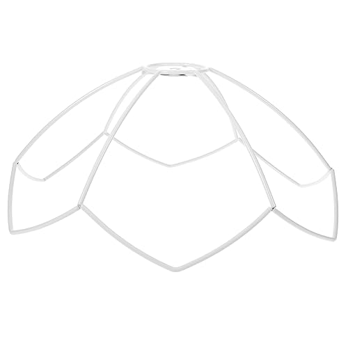 VILLCASE DIY Lampshade Bracket Lamp Shade Wire Frame Metal Bulb Guard Lamp Cage Wire Lamp Shade DIY Chandelier Frame Rustic Light Fixture DIY Lamp Shade Frame