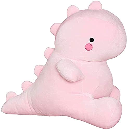 Charming Dinosaur Stuffed Animal Pillow - Soft 3D Plush Toy for Kids, Nursery Decoration (Pink) - 11.8 Inch - Pink