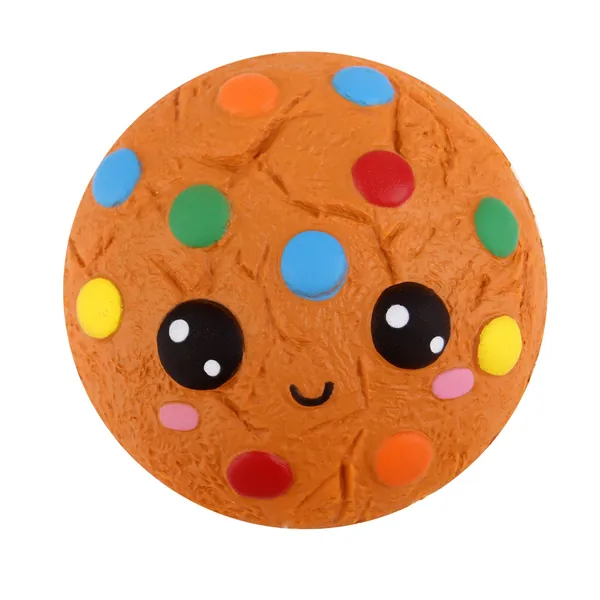 Anboor Squishies Smores Cake Chocolate Sandwich Biscuit Cookies Pizza Kawaii Soft Slow Rising Scented Food Bread Squishies Stress Relief Kid Toys - Cookies