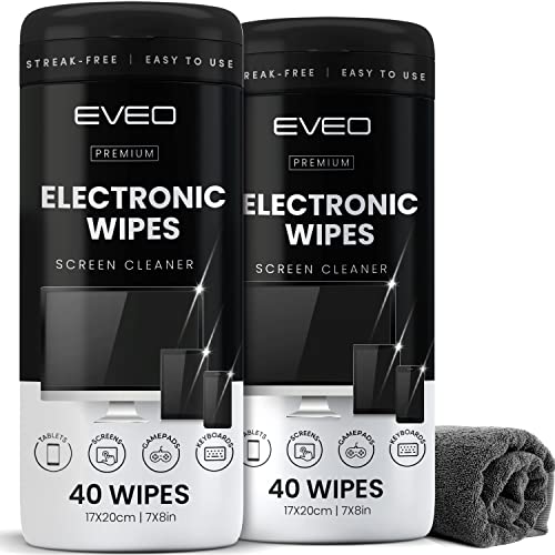 Electronic Wipes for Screen Cleaner (2 Pack)