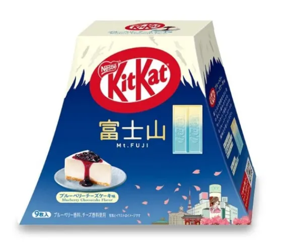 🫐 Fuji Premium KitKat Blueberry Cheesecake