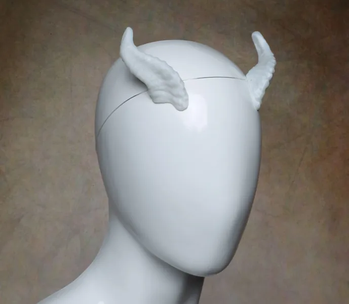 Lightweight Costume Goat Horns