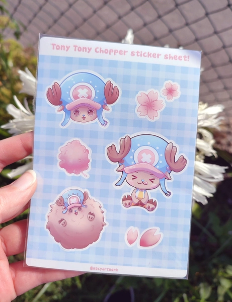 Tony Tony Chopper vinyl sticker sheet