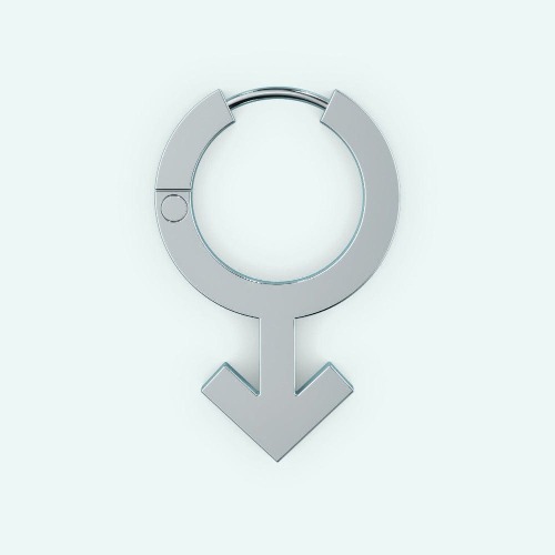 Mars Earring - Silver / Single