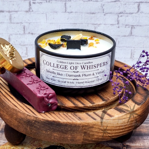 Candle : College Of Whispers | Large 6.5oz ~ 40hrs
