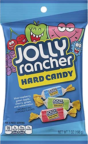 Amazon.com : Jolly Rancher Hard Candy in Original Flavors-Peg Bag, 7-Ounce Bags (Pack of 2) : Grocery & Gourmet Food