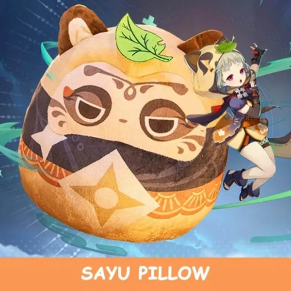 Genshin Impact Sayu Civet Ninja Plush Doll GENSHINGO