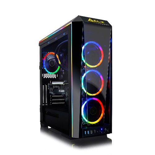 CLX Set TGMSETRXH0B82BM Gaming Desktop - Liquid Cooled AMD Ryzen 9 5900X 3.7GHz 12-Core Processor, 64GB DDR4 Memory, Radeon RX 6900 XT 16GB GDDR6 Graphics, 1TB SSD, 6TB HDD, WiFi, Windows 11 Home