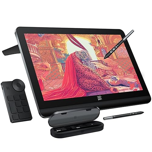 XPPen 4K UHD Artist Pro 19 Gen2 Drawing Tablet with Screen, 156% sRGB Graphic Tablet with 1.07 Billion Colors Anti-Glare Drawing Monitor with Dual 16384 Pen Pressure Stylus, Mini Keydial, 18.4" - 18.4 Inch - Standard W/O Keys
