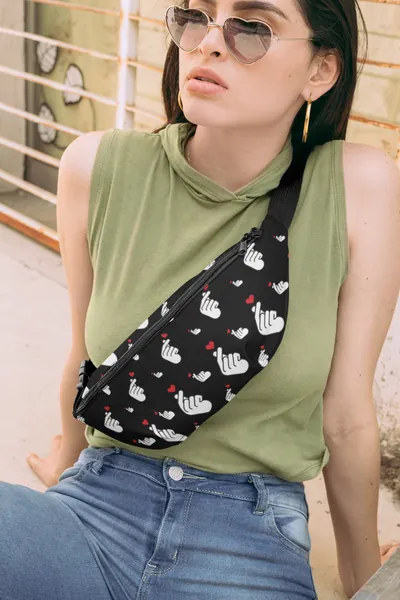 Korean Heart Fanny Pack/Bum Bag