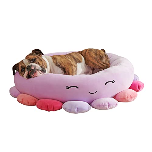 Squishmallows Official 30-Inch Beula Octopus Pet Bed