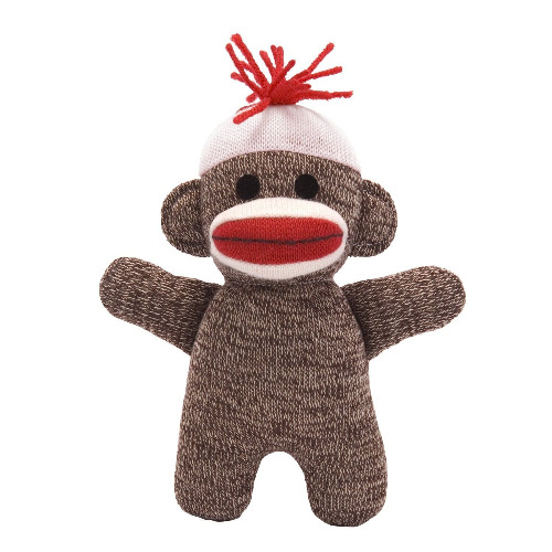 Schylling Sock Monkey Baby - Brown