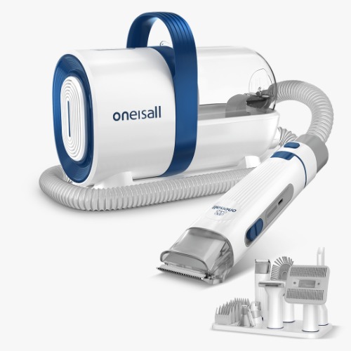 Oneisall LM2 7-in-1 Pet Grooming Vacuum Kit - Blue